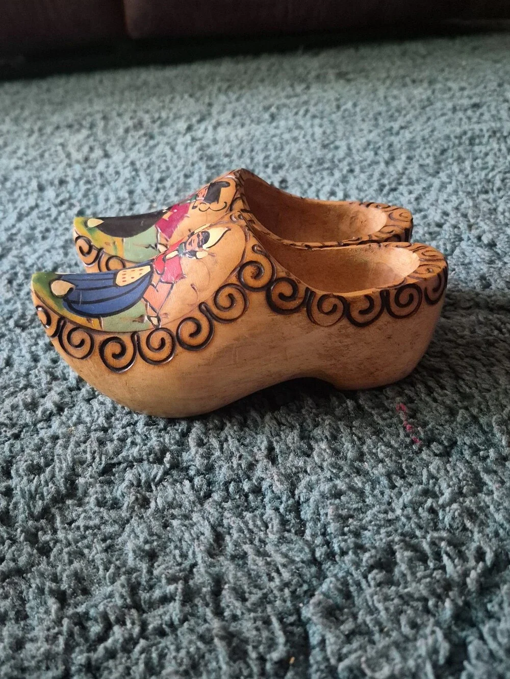Vintage Holland Handmade Dutch Shoes Hanging Decorations